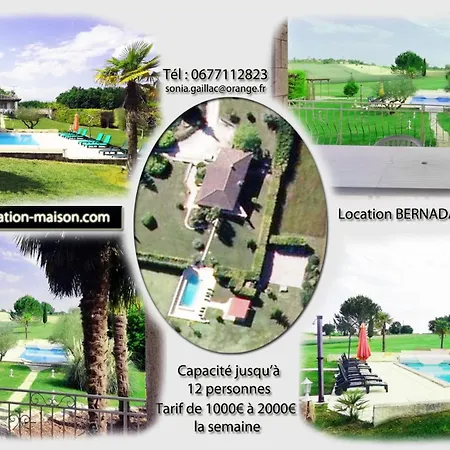 Prázdninový dům Maison Bernadas Sur Paradise-location-maison *